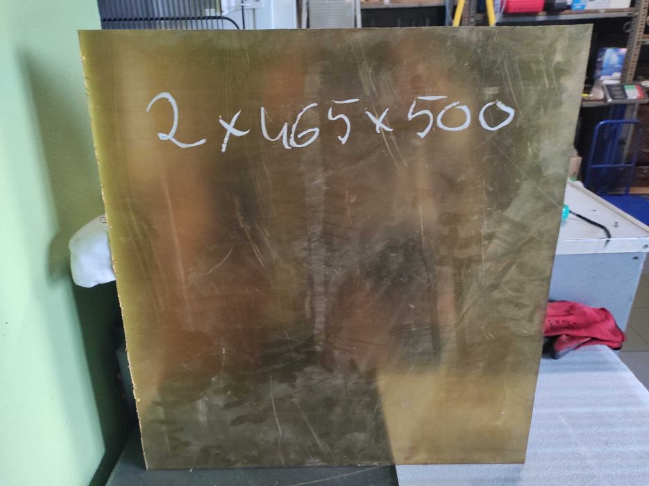 Blacha mosiężna różne formaty