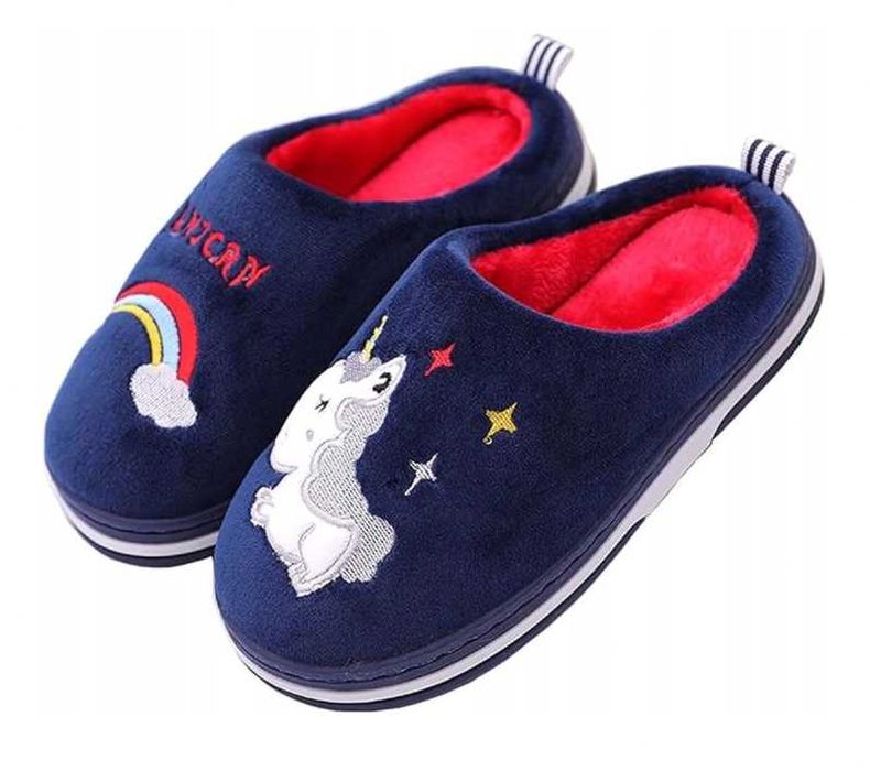 Ciapy Kapcie Cozozn jednorożec dziecięce domowe R. 30/31