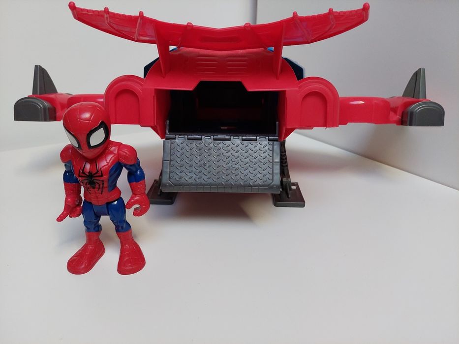 Heróis Marvel Super Hero Adventures Spider-Man Jetquarters
