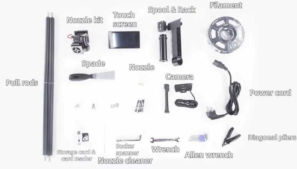 Новый 3D принтер Creality CR-10 Smart Pro, AI HD Camera