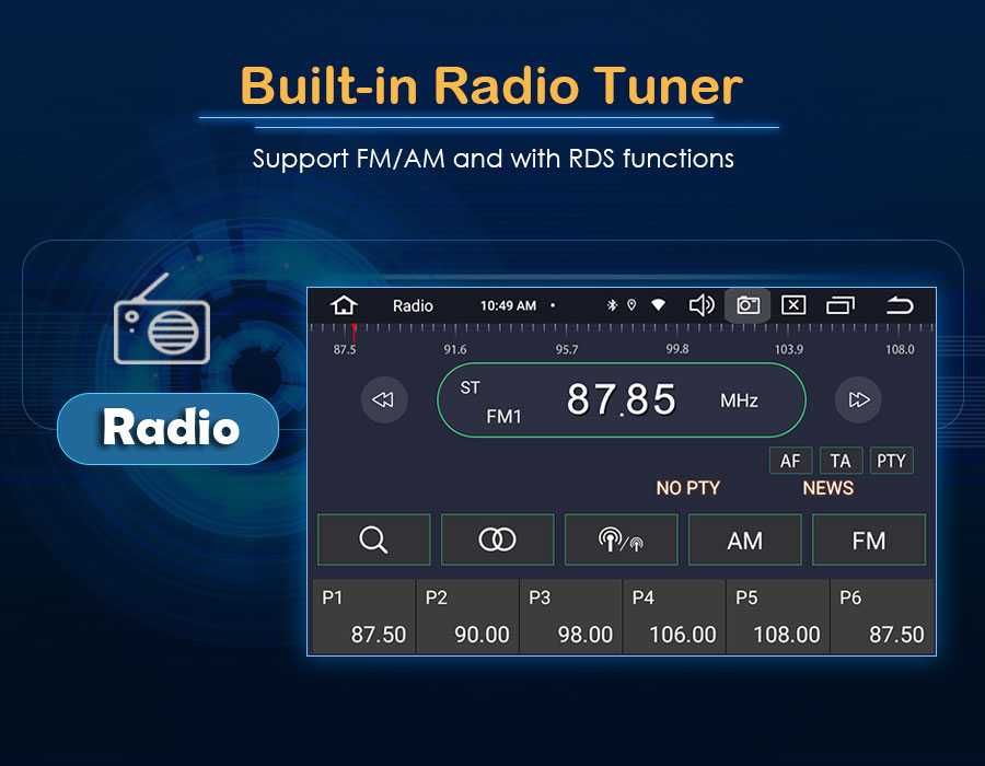 Auto-rádio 2 din android 14 64GB Mercedes CLC W203 de 2008 a 2010