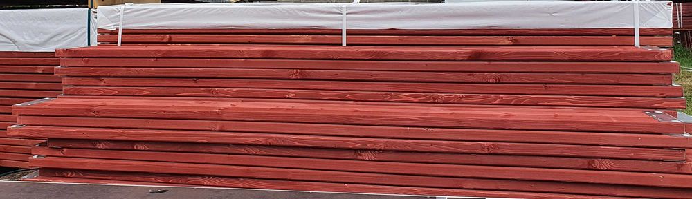 Rusztowanie elewacyjne podesty drewniane Plettac Rux solidne z dostawą