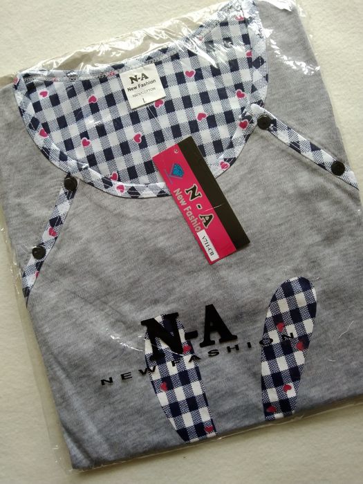 L 40 Koszula poporodowa ciążowa do karmienia porodu orpinana rozpinana