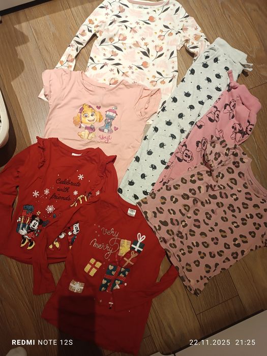 MEGA Paka ubranek dla dziewczynki 122/128
