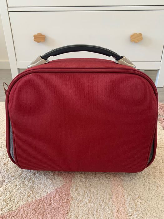 Necessaire de viagem bordô 40x30