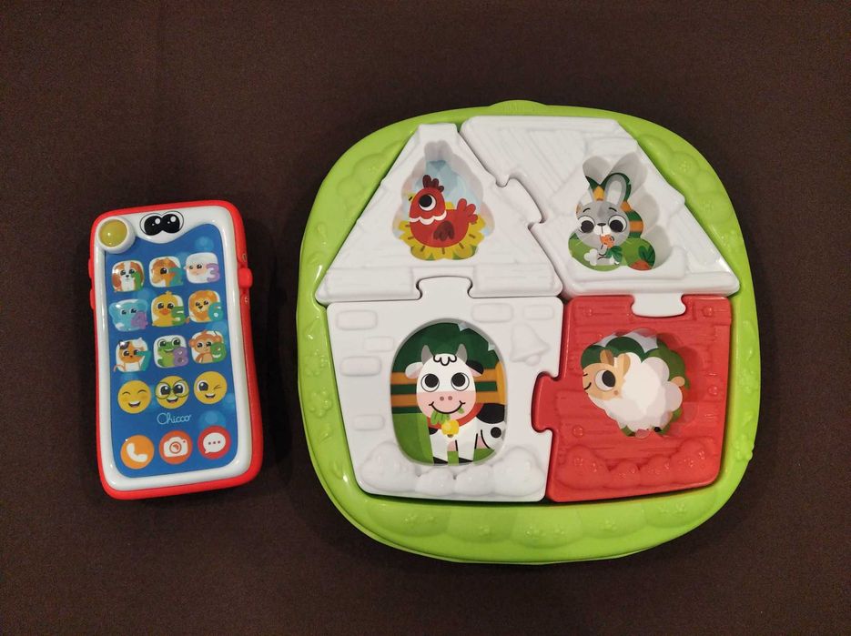 Chicco: Smartphone e puzzle didáticos