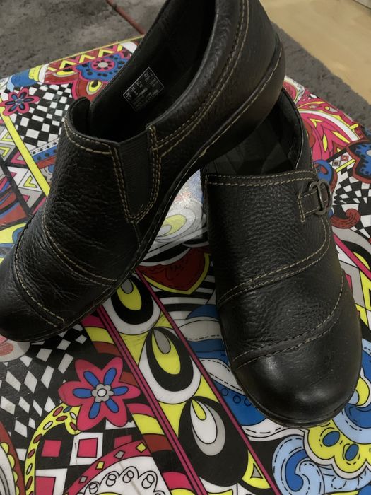 Туфли осенние, кожа ,Clarks размер40