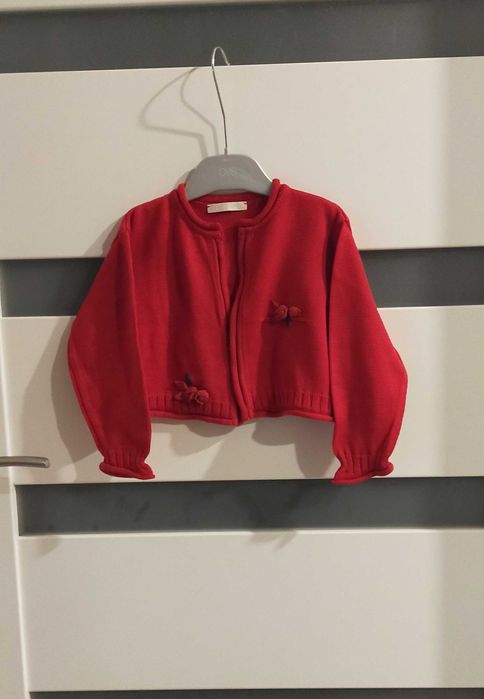 sweterek bolerko dziewczęce, rozmiar 98 cm