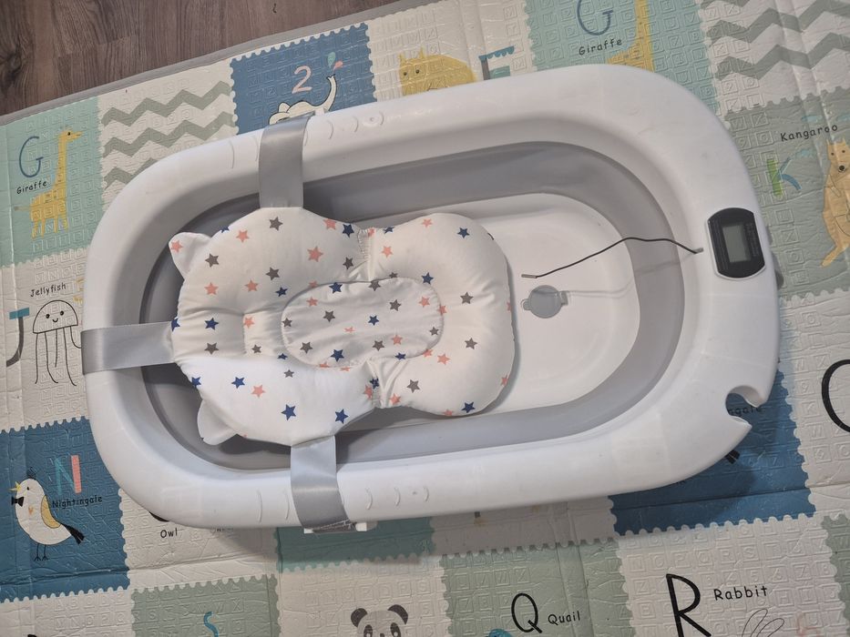 Wanienka składana dla Dziecka z Termometrem