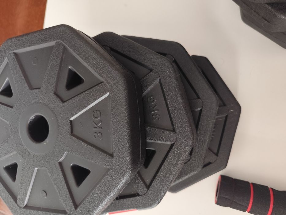 Conjunto Halteres 2 em 1 - (2 x 20 Kg)
