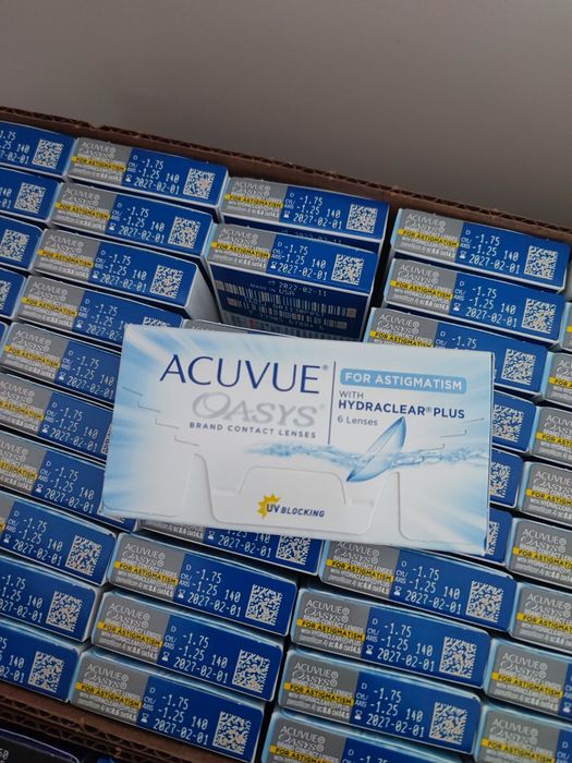 Soczewki Acuvue Oasys Astygmatyzm (-1,75/-1,25)