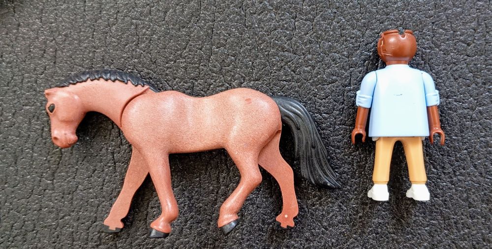Bonecos Playmobil.