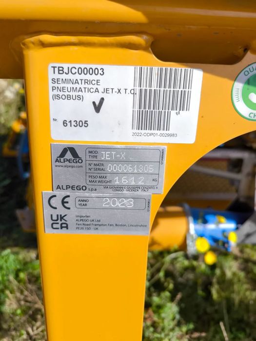 Alpego JET-X  Siewnik pneumatyczny