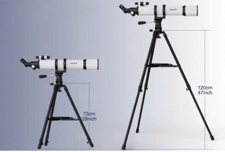 Teleskop astronomiczny Nacatin 90/800 statyw dla początkujących