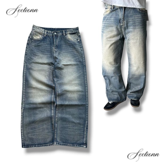 Bootcut washed type blue baggy jeans голубі джинси кльош буткат прямі baggy y2k opium levis 512 синие flared буткат прямые клеш bootcut