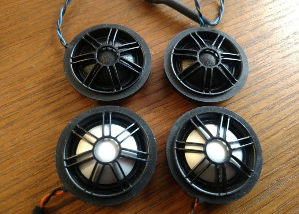 Одна пара 2 шт ВЧ Динаміки , твітери шовк