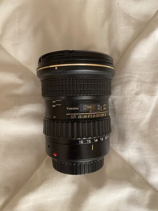 Обʼєктив Tokina 11-16 f/2.8 SD IF DX II CANON EF ультраширококутний