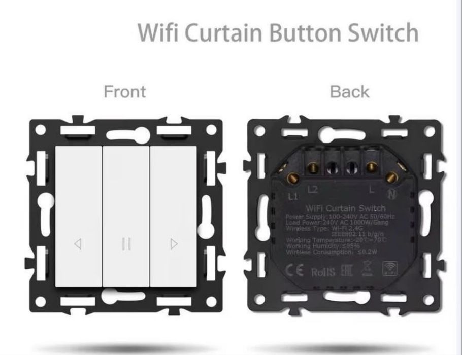 Interruptor wifi cortinas