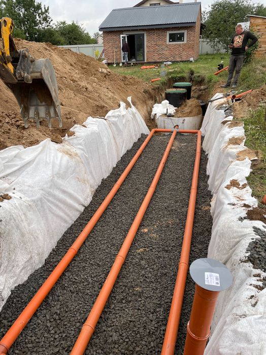 Надійний септик із Гідробетону та єврокілець під ключ• Київ та область