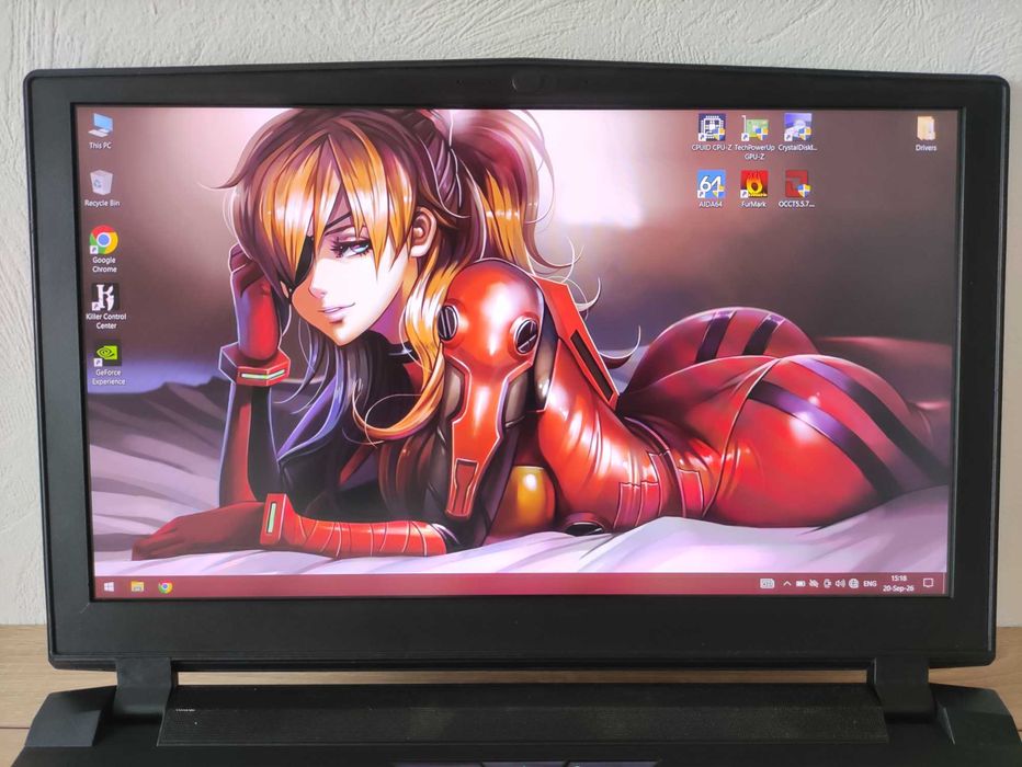 Ноутбук Clevo P750DM2-G / QH8H (i7 8700 ES) / RTX 2060 6GB / 16GB RAM / NO SSD / 1080p 60Hz / 230W