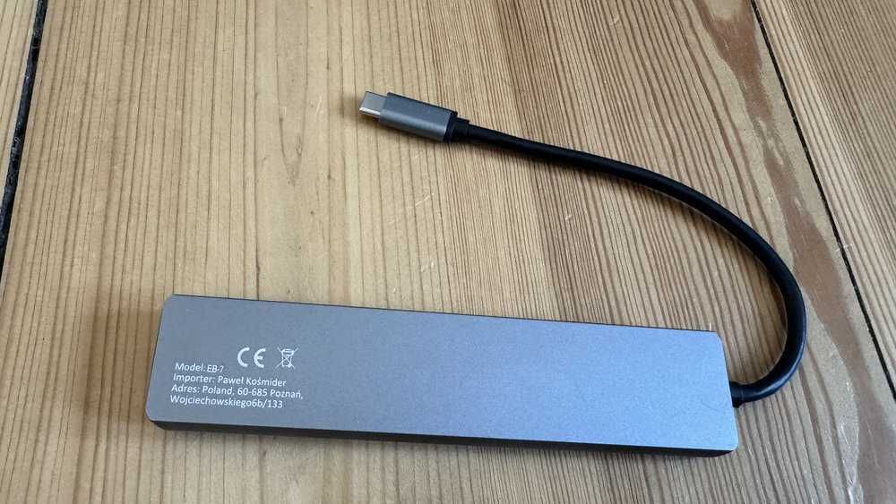 Adapter Zenwire EB-7 HUB 9w1 USB-C HDMI RJ45 Macbook M1 M2 M3 M4