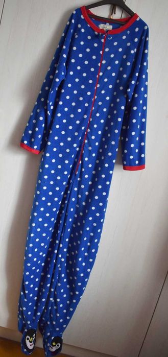 Piżama onesie kigurumi S M 38 polarowa pajac spania kombinezon polar