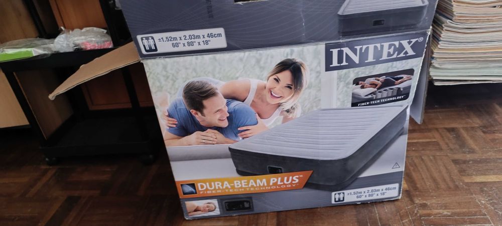 Colchão de casal de encher automático