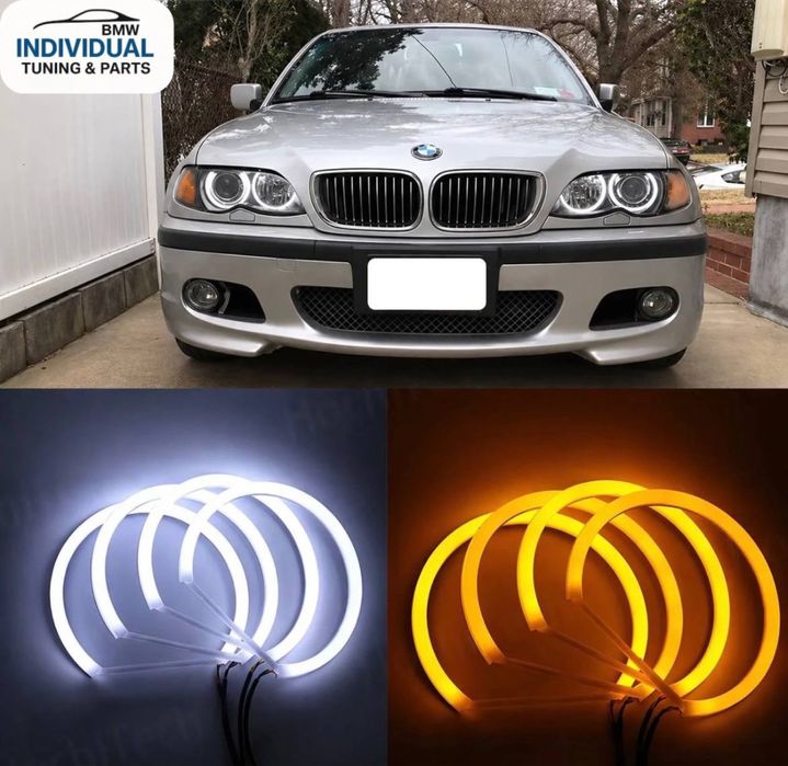Ангельські глазки LED bmw e46 ангельские глазки BMW E46 оченята бмв е46