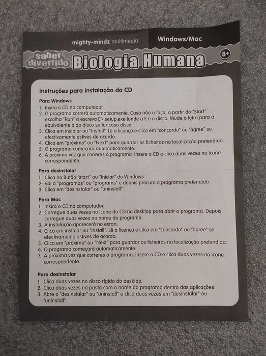 Jogo Educativo - Biologia Humana