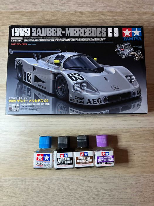 Tamiya Sauber-Mercedes C9 1989 1/24 Novo + Produtos Tamiya