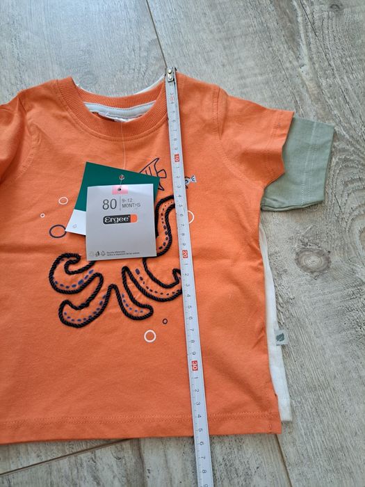 T-shirt/ koszulki chłopięce/ niemowlęce - 2 szt. - rozm 80