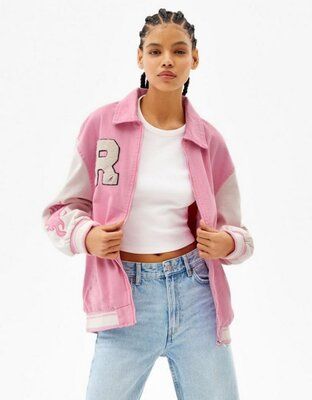 Джинсовий ромпер Bershka