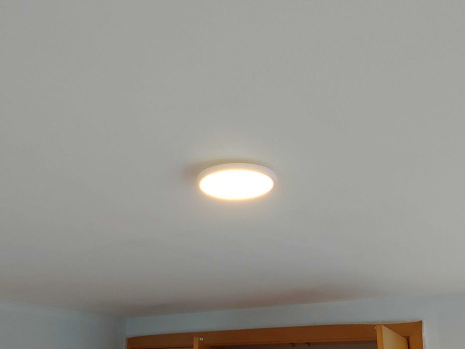 Painel led saliente redondo branco 18w - NOVO