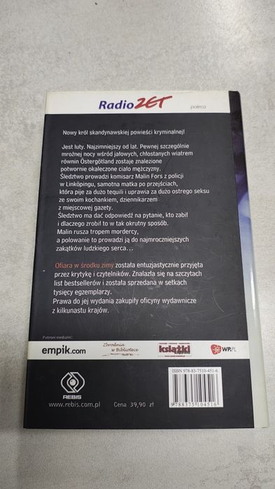 Ofiara w środku zimy. Mons Kallentoft