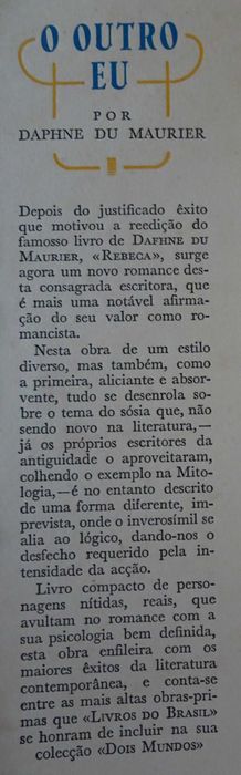 O Outro Eu de Daphne Du Maurier
