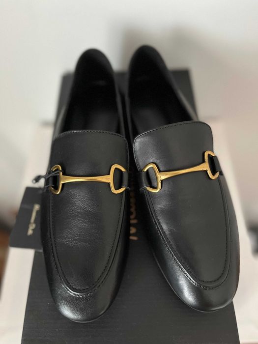 Skórkowe półbuty Massimo Dutti rozmiar 40
