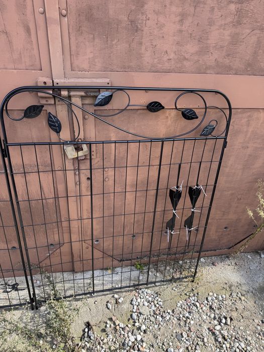 Ogrodzenie ogrodowe Metalowe 1,12 x 0,9m 6sztuk