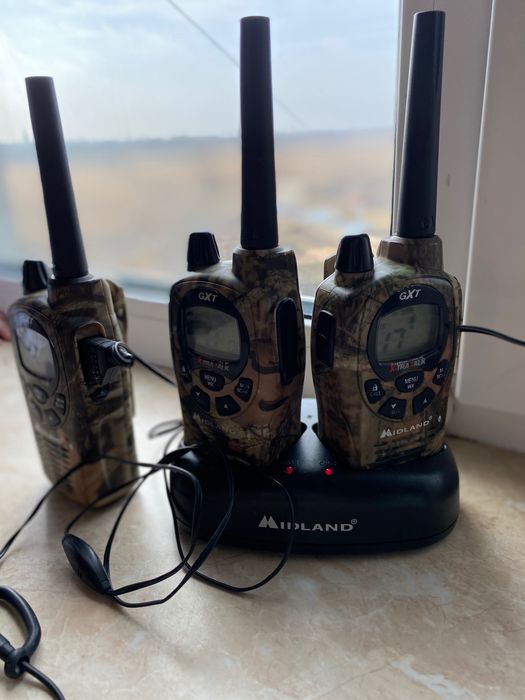 Рации Midland gxt 1050 - 3 шт