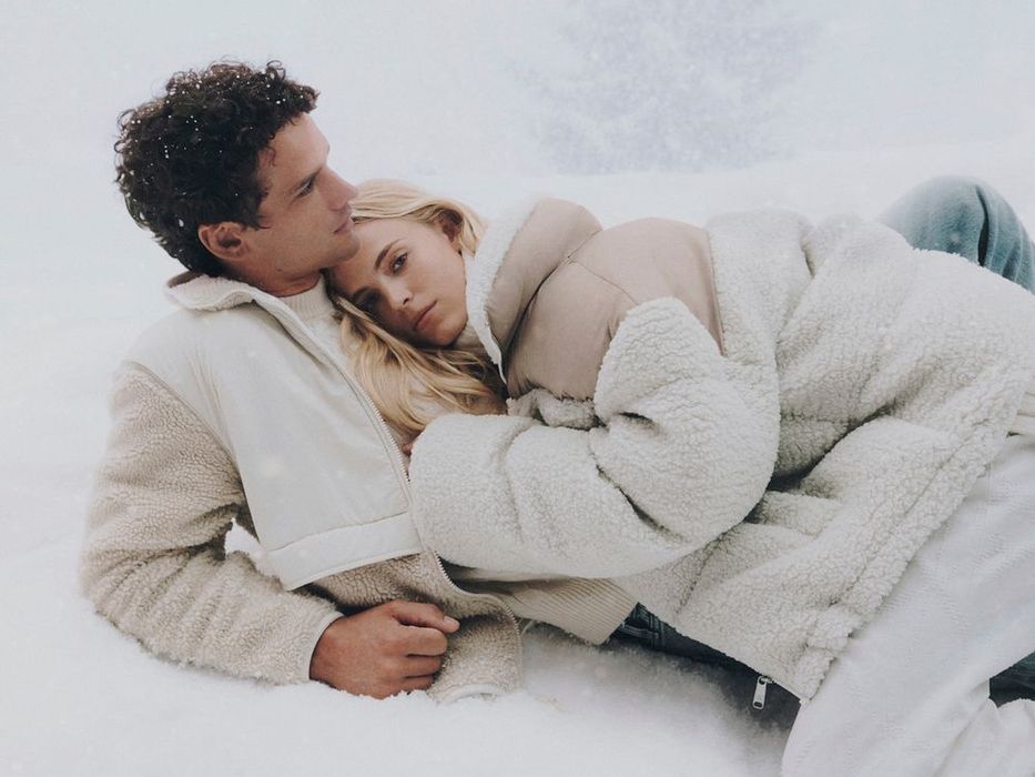 Куртка Calvin Klein M Sherpa пуховик тепла зимова teddy подарунок