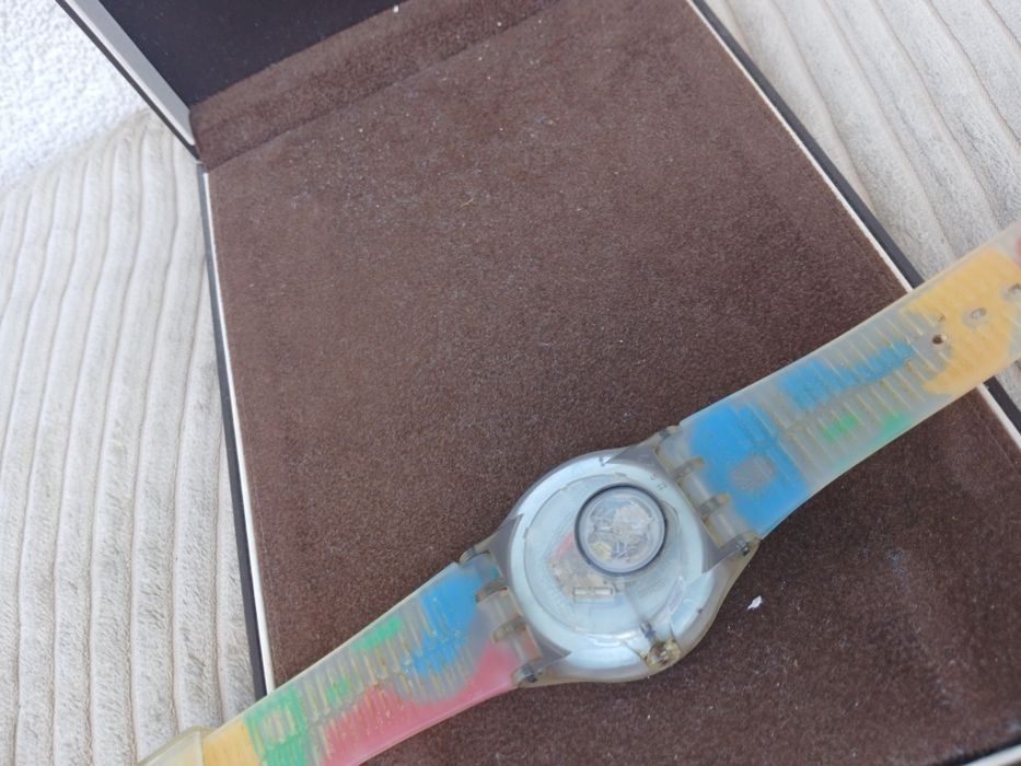 Zegarek swatch quartz unikat olimpiada 2008  Belgia