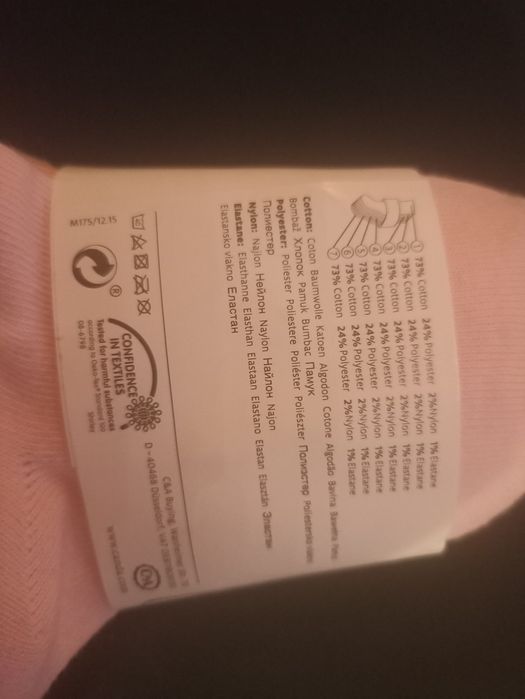 Nowe skarpetki c&a 7-pack roz. 27-30