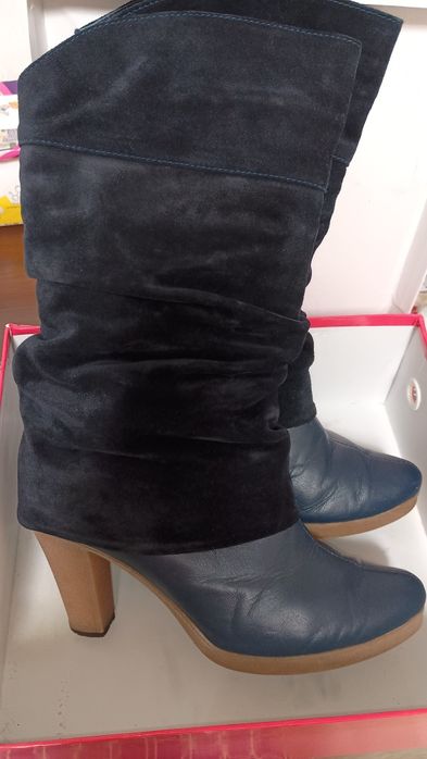 Зимові  сапоги, ботінки,черевики натуральна шкіра 39 розмір.