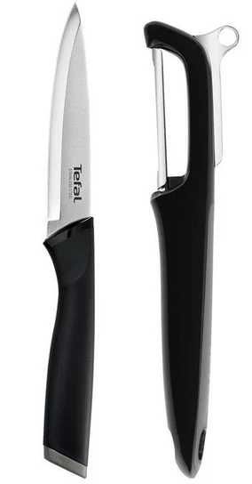 Zestaw 2 el. TEFAL Essential OBIERACZKA do Warzyw + NÓŻ KUCHENNY 12cm