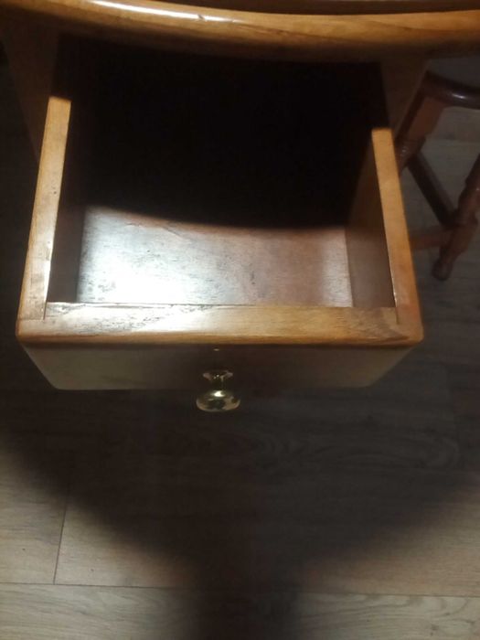 Conjunto de mesa dobrável + 3 bancos em madeira maciça
