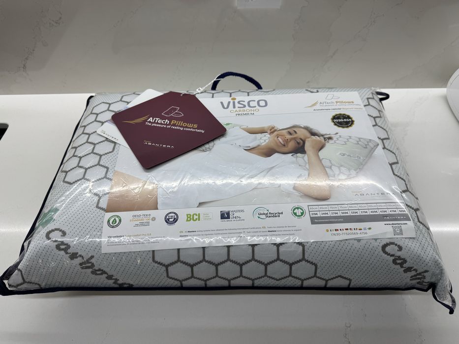 Almofada AITech Pillows Visco Carbono Premium
