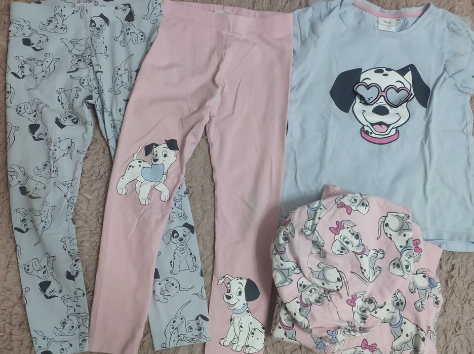 Zestaw bluza, koszulka,legginsy dla dziewczynki