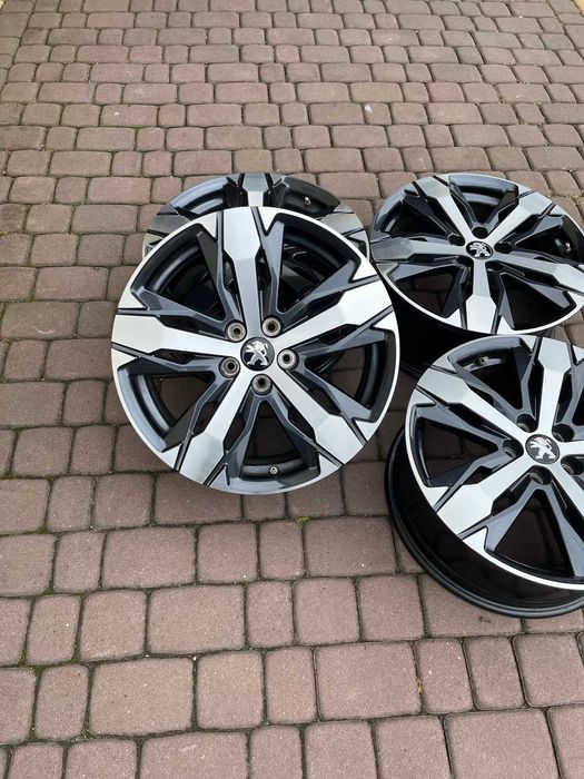 Oryginalne alufelgi Peugeot 5x108 18 cali BICOLOR 3008 , 5008