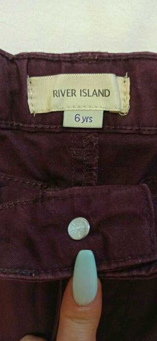 Джинси River Island, на хлопчика 6 -7 років (для школи)