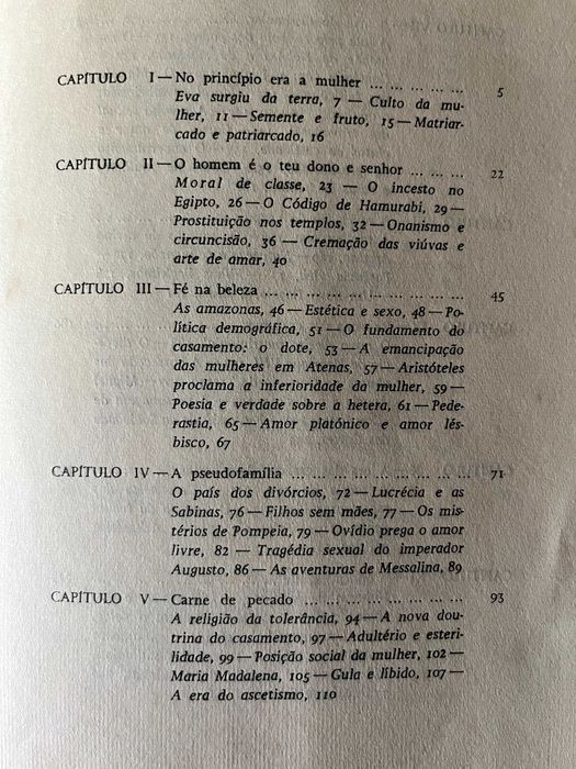 História da Vida sexual - Da Antiguidade aos Nossos Dias