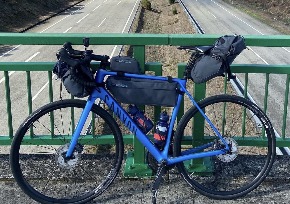 Conjunto de sacos Pro Discover para Bikepacking / Gravel